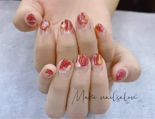 ネイル マキ ネイルサロンのネイルデザイン