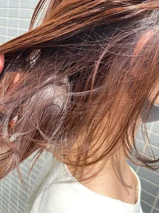 ミディアム カラー ヘアアレンジ パーマ指名No1 /namiのヘアスタイル