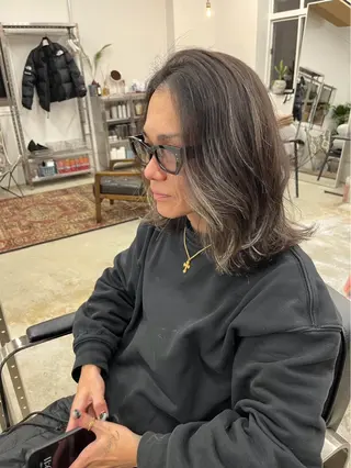 セミロング パーマ メンズ BOW【ボウ】所属・メンズパーマ/本町/ 心斎橋/Takumiのヘアスタイル