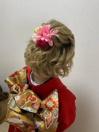 ショート ヘアアレンジ fun./ヘアセット /エクステ/着付のその他イメージ