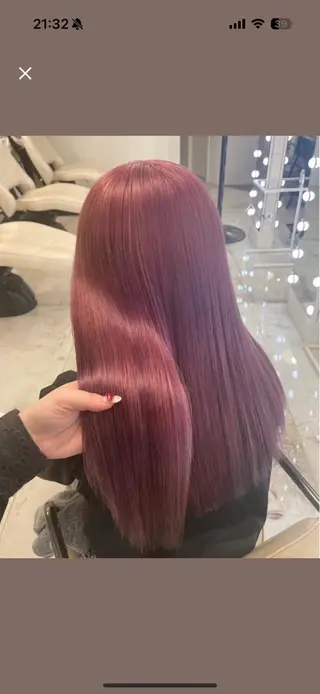 カラー HARUNA/原宿/ デザイン/カットのヘアスタイル