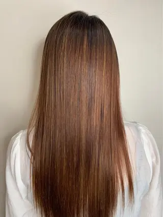 ロング Sherry大国町所属・髪質改善×縮毛矯正 ×艶カラーNAOのヘアスタイル