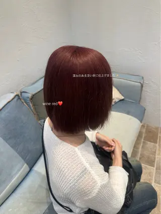 ショート カラー 🍓イチゴ/透明感 /カラーモデル🍓のヘアスタイル
