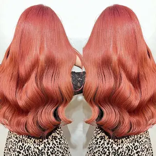 セミロング カラー ヘアアレンジ メンズ 🔥ハイトーンカラー ギャルNAOKI🔥のヘアスタイル