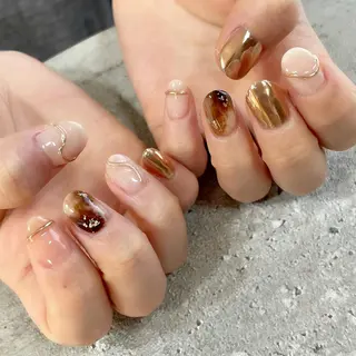ネイル 東 千夏のネイルデザイン