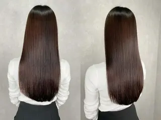 セミロング 💎馴染むエクステ ×カラーTOMO💎のヘアスタイル