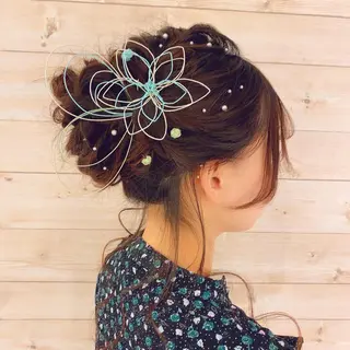 ヘアアレンジ Hair and Make Encourage所属・ヘアメイク エンカレッジのヘアスタイル