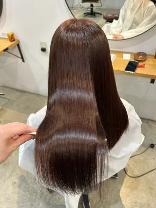 ロング 透明感カラー/ 髪質改善✨️💞萌愛のヘアスタイル