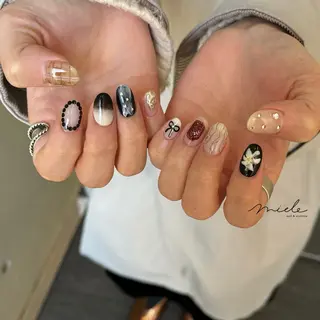 ネイル miele【ミエレ】 シンプル一癖のネイルデザイン