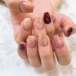 ネイル ⭐︎休業中の練習⭐︎ JNA認定講師髙橋のネイルデザイン