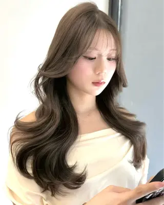 ロング 京都レイヤーカット うえひのヘアスタイル