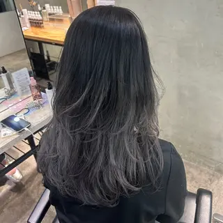 ミディアム カラー ✨うる艶/ブリーチ✨ 𝓡𝒖𝓷𝐚💋のヘアスタイル