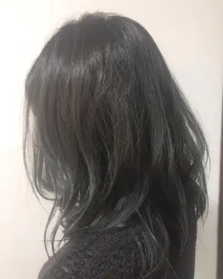 ミディアム カラー レイヤーカット匠 イソザキノリユキのヘアスタイル