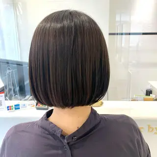 カラー ボブ/美髪矯正 /佐藤　奈巳のヘアスタイル
