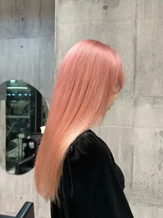 セミロング ハイトーン特化/ 複雑履歴修正/拓真のヘアスタイル