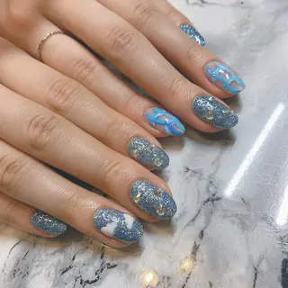 ネイル To Me Nail所属・🩵 mei🩵のネイルデザイン