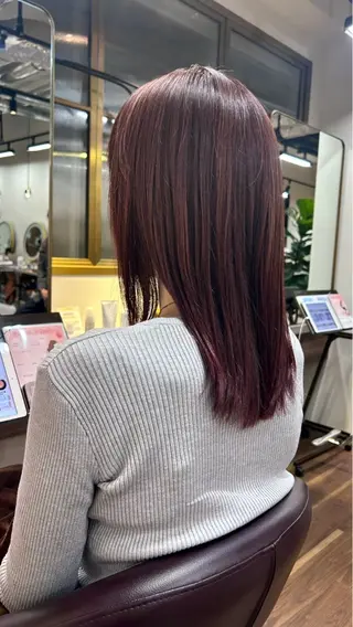 ミディアム カラー Art BeAuté ROUGET所属・野上 晃生のヘアスタイル