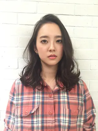 ミディアム セミロング ロング カラー パーマ 髪質改善満足度NO1 山下のヘアスタイル