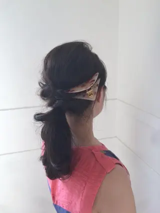 ロング カラー ヘアアレンジ 🍀ナガヤマ ヒデアキ🍀のヘアスタイル