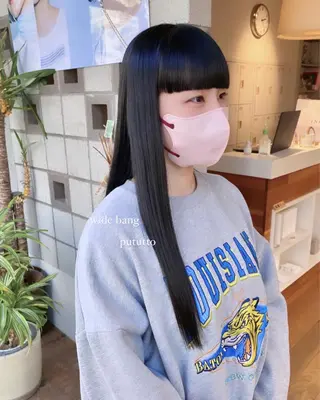 ロング パーマ 塩澤 榛奈のヘアスタイル