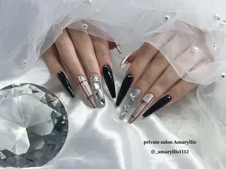 ロング 𝑹𝒆𝒏𝒐 八尾ネイルのネイルデザイン