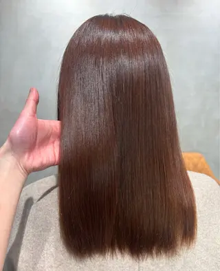 カラー うる艶カラー✨️ 耳ツボ💠mamiのヘアスタイル