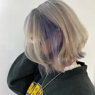 ミディアム カラー steed tokyo所属・KOOKI スティードトーキョーのヘアスタイル