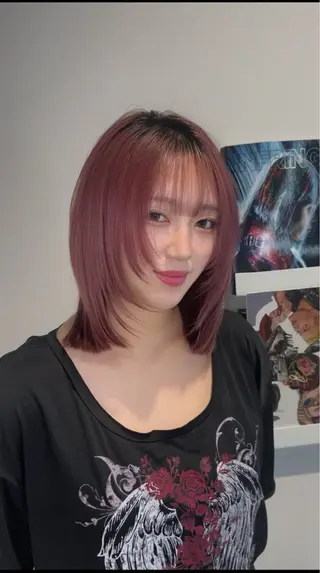 カラー 姫夏 /ハイトーン艶髪🎀のヘアスタイル