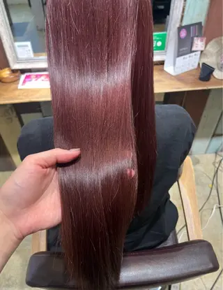 ロング 太田 渚遊のヘアスタイル