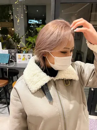 ショート i.osaka所属・たつ/レイヤーカット 顔周り/髪質改善のヘアスタイル