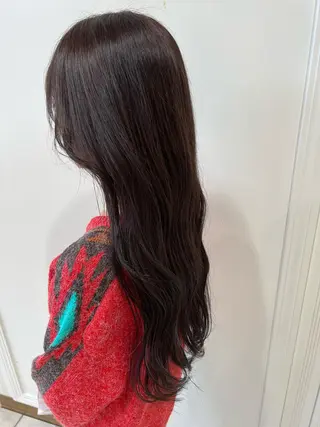 ロング 中村 未夢のヘアスタイル