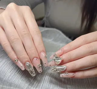 ネイル Lee Nails チップ長さだし専門店のネイルデザイン