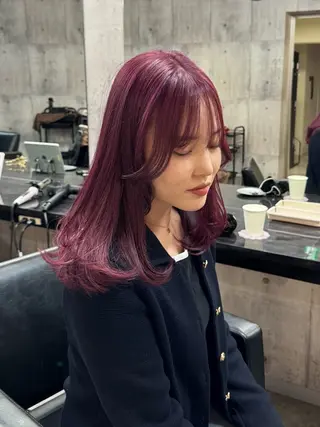 カラー 心斎橋ハイトーン特化 midori🍀のヘアスタイル