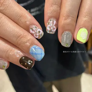 ネイル ネイルサロン　SLASH所属・Aki ୨୧のネイルデザイン