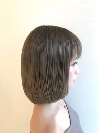 ショート カラー パーマ ヘアアレンジ マツエク・マツパ 🥇髪質改善🥇 polon代表鵜澤のヘアスタイル