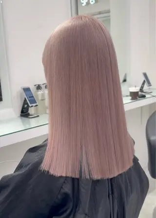 セミロング カラー ハイトーン/デザイン ⛓️mai🖤のヘアスタイル