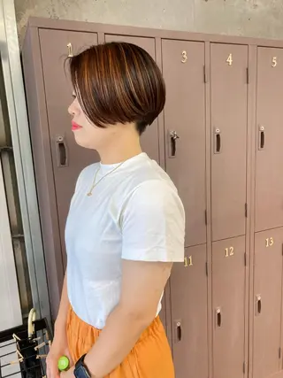 ショート カラー 小木曽智美 /ボブ/ショートのヘアスタイル