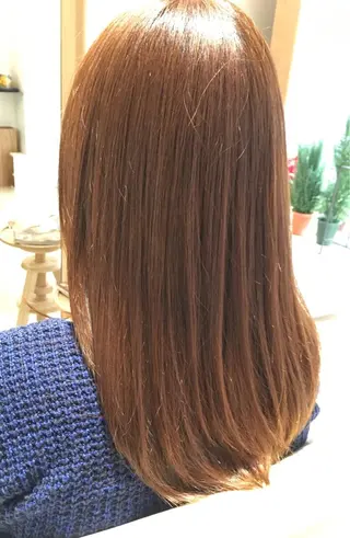 セミロング 安永 涼のヘアスタイル