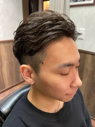 ショート LAVIE NEW STANDARD BARBER HANARE 新宿店所属・TANAHASHI ／モデル募集🆘のヘアスタイル