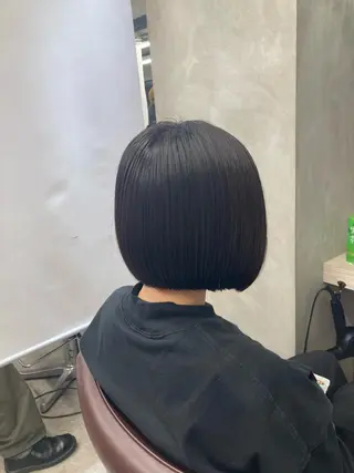ショート ブリーチ&似合せボブ 田中寛十のヘアスタイル