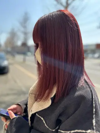 ミディアム Chou所属・Chou kahoのヘアスタイル