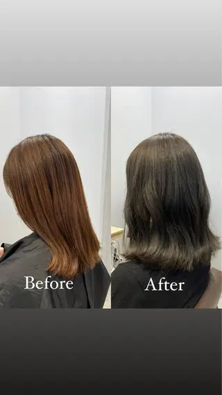 ミディアム 寺崎 琴音のヘアスタイル