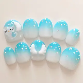 ネイル いちごパフェ ゆいのネイルデザイン