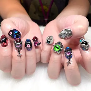 ネイル Nail ヌシん家 AKANEのネイルデザイン
