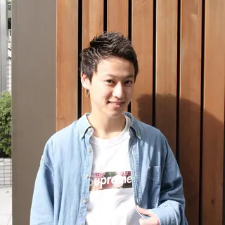 ショート カラー メンズ kiitos所属・関西センターパート メンズモデル募集のヘアスタイル