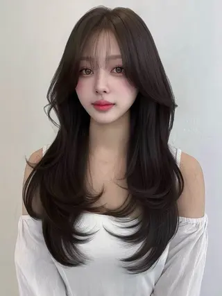 ロング 渋谷韓国ヘア🇰🇷 SAYAKA🩶ᩚのヘアスタイル