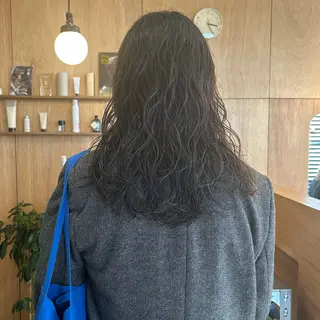 セミロング パーマ hina/パーマ /ニュアンスパーマのヘアスタイル