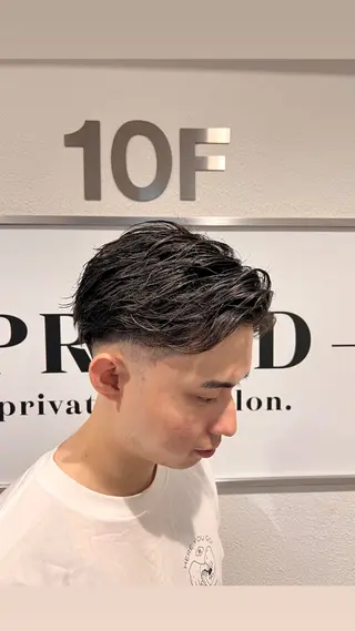 ミディアム －PROUD－private hair salon所属・メンズ専用 佐々木のヘアスタイル