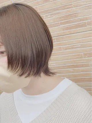 ショート ank classic hair【アンククラシックヘアー】所属・バレイヤージュ ハイライト　齋藤祐哉のヘアスタイル