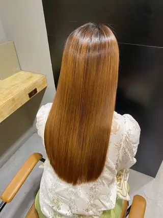 ロング ✨津田佐功/兵庫三宮 /カラー/縮毛矯正✨のヘアスタイル